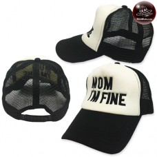 หมวกแก๊ปตาข่าย mom i am fine