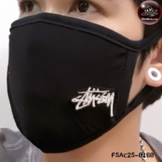 ผ้าปิดปากแฟชั่นปักลาย  stussy